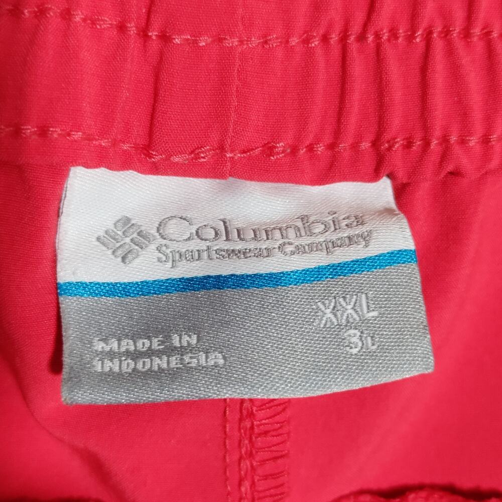 Columbia Shorts Women XXL Bogata Bay 3"L‎ Red Stretch Omni-Shade Beach Outdoor - Picture 8 of 13